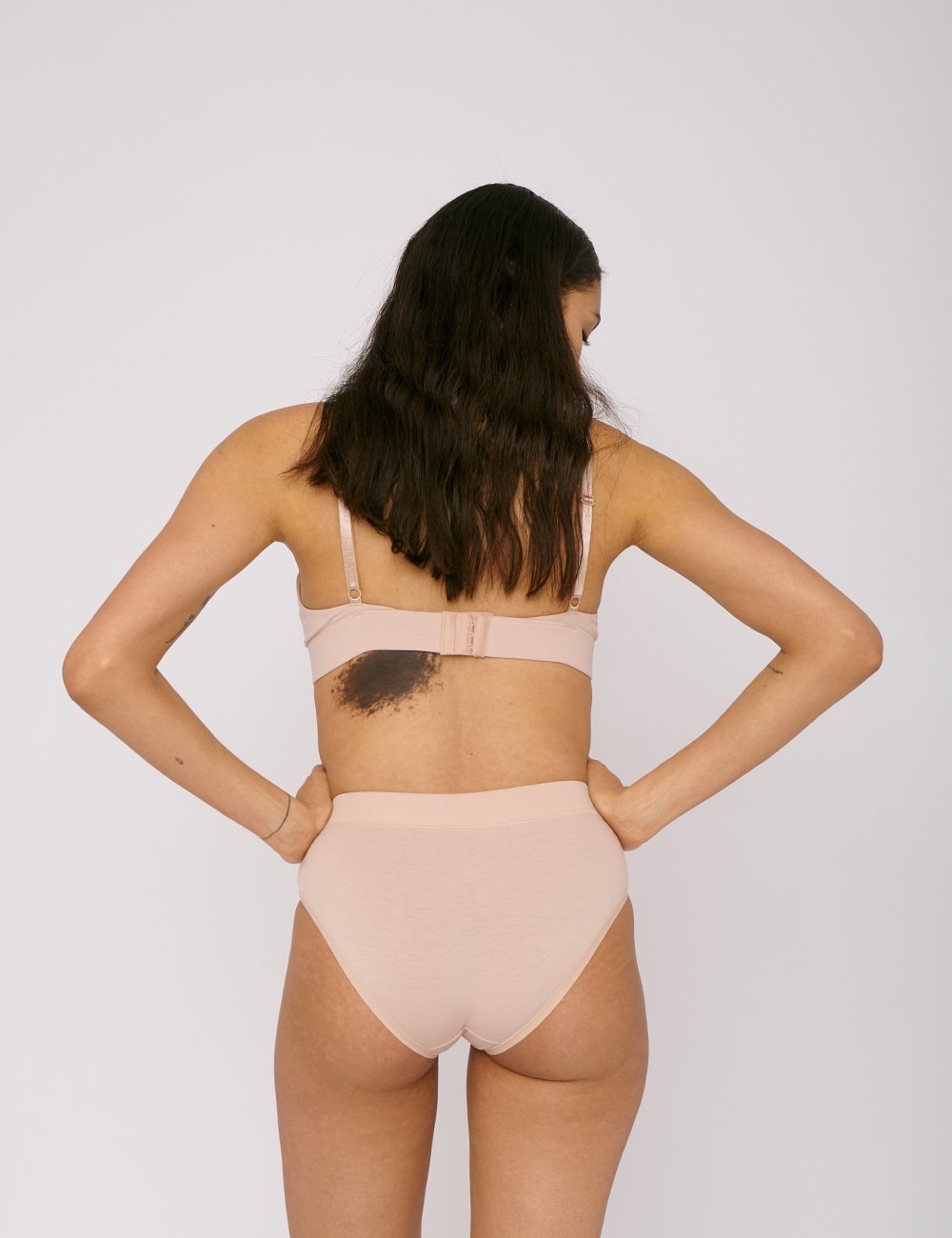 Organic Cotton Bikini Briefs 2 - pack "Rose Nude"