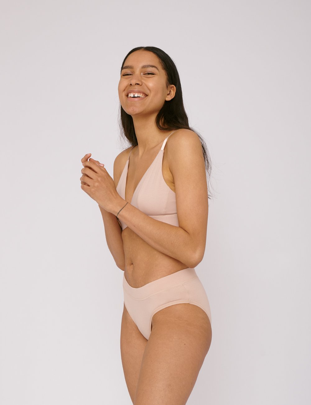 Organic Cotton Bikini Briefs 2 - pack "Rose Nude"