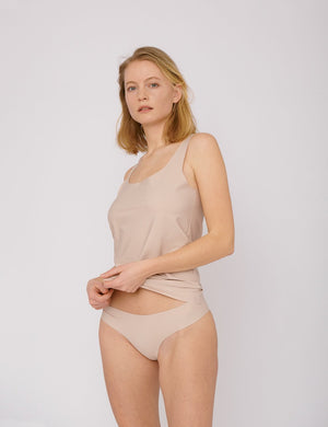 Invisible Cheeky Briefs 2 - pack "Rose Nude"