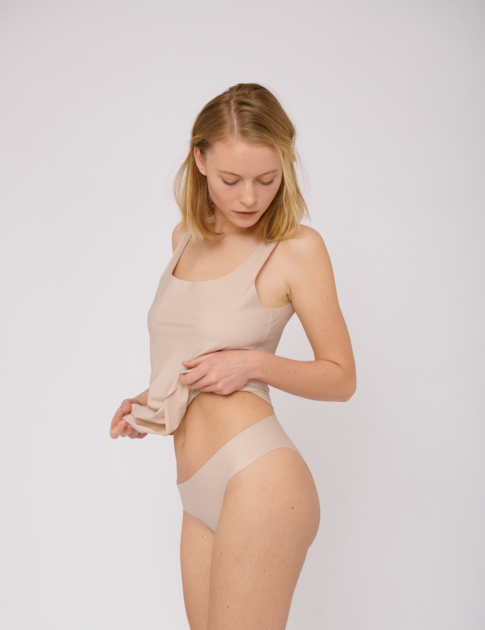 Invisible Cheeky Briefs 2 - pack "Rose Nude"