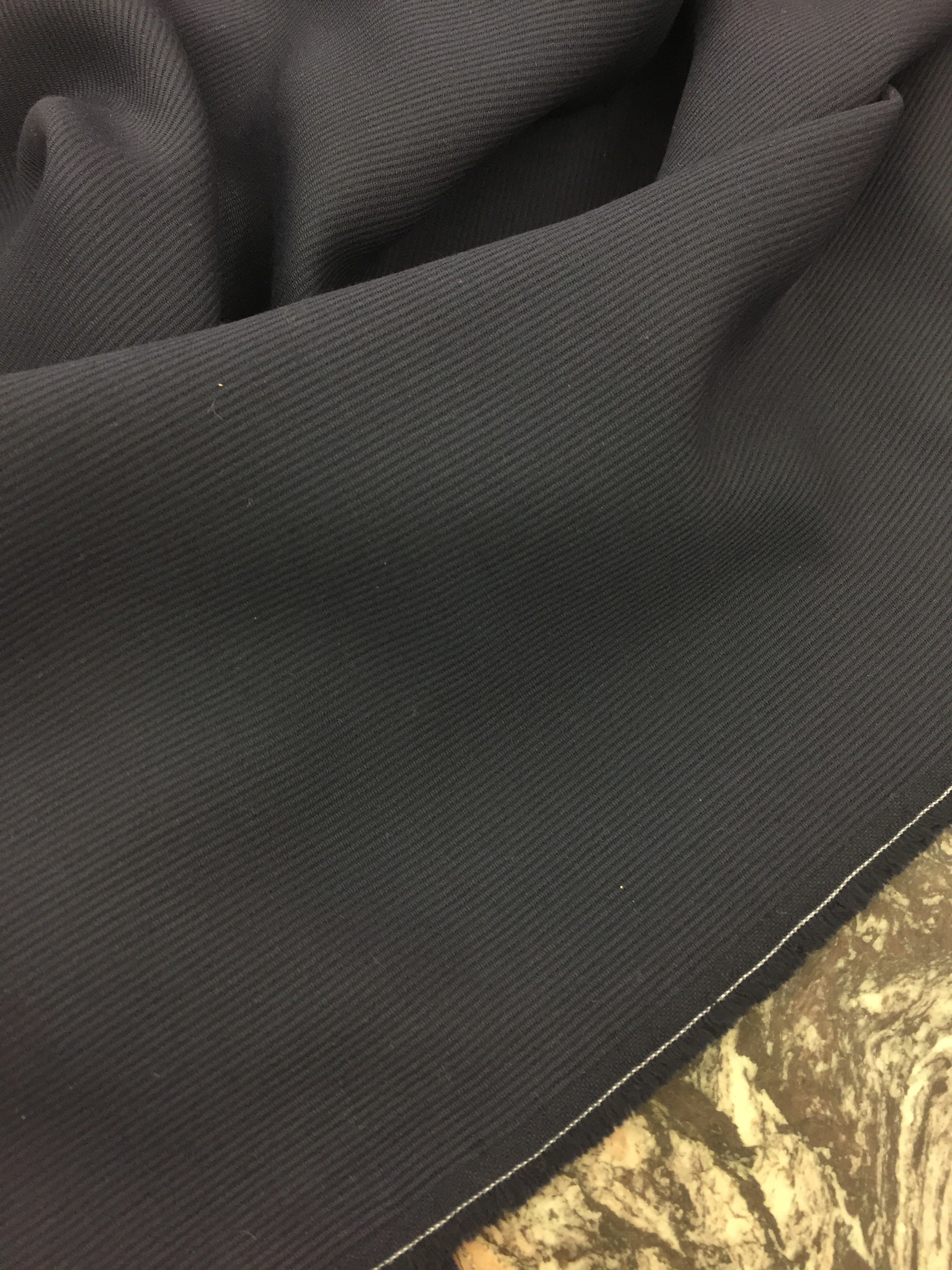 Viscose/Uld "Navy"