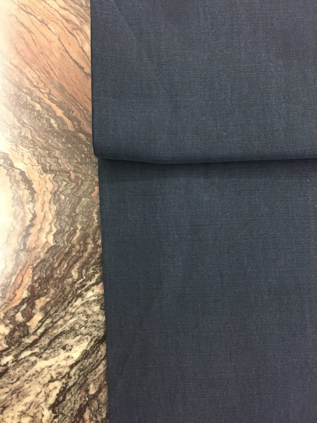 Cupro viscose "Støvet blå"